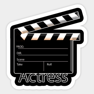 Actress Sticker